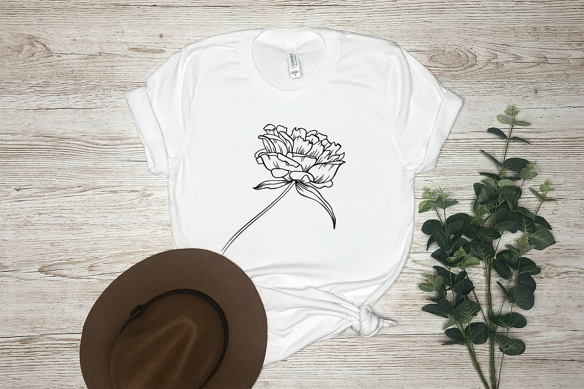 Peonies SVG, an Object Graphic by mArtstore (Photo 4 of 6)