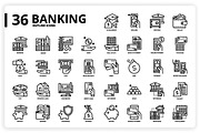 3,600 Icons x3 Styles, an Outline Icon by monkik (Thumbnail 37 of 299)