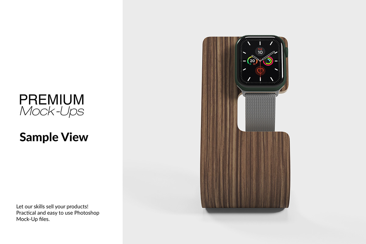 Smart Watch 7 Mockups, a Wearable Device Mockup by mock-ups (Photo 10 of 12)