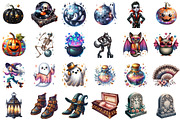 Elegant Halloween Clipart, an Illustration by Sublimation Artist (Thumbnail 2 of 6)