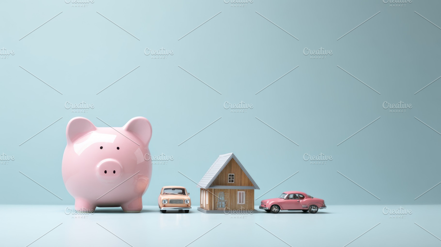 Cash, savings, home, cars, a Photo by Beautiful things