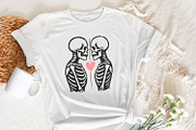 Skeleton Lovers PNG, Valentine, an Illustration by SharpMarketplace (Thumbnail 7 of 9)