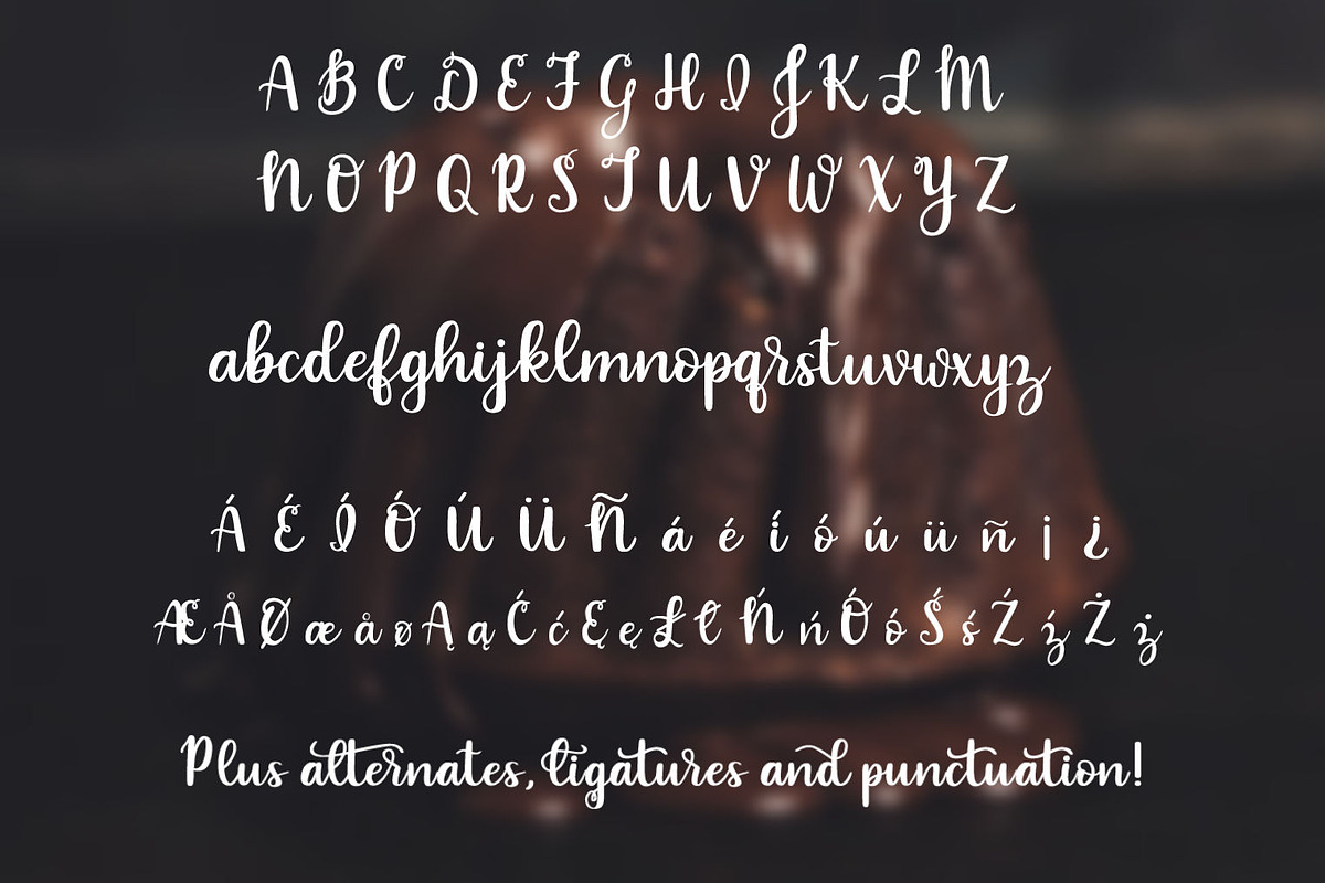 Indulgence - Script Font, a Script Font by Stacy's Digital Designs (Photo 2 of 6)