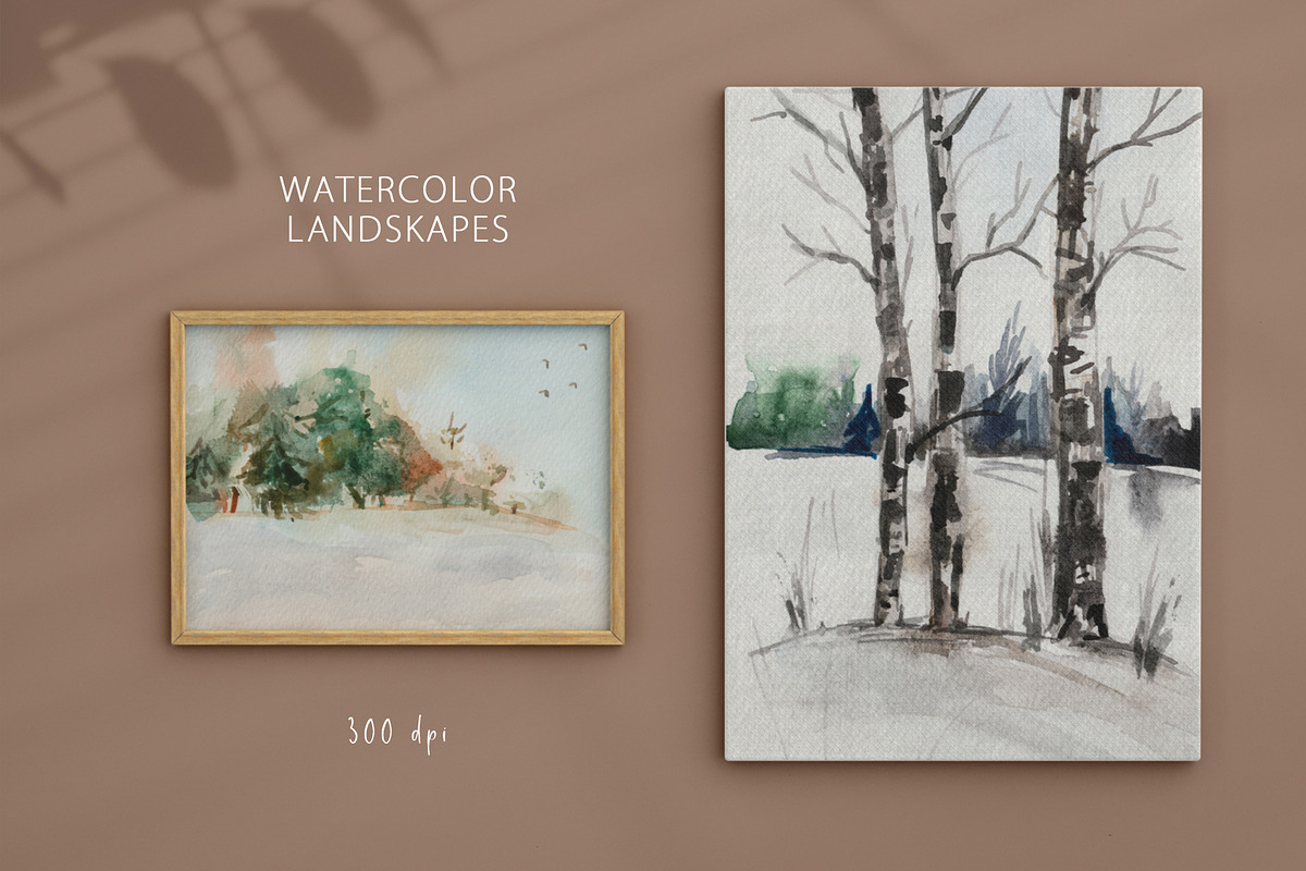 Winter Landscapes, a Seasonal Illustration by Design X0 (Photo 5 of 16)
