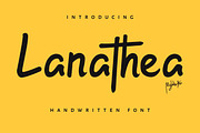 Lanathea, a Handwritten Font by Majelis Art (Thumbnail 1 of 8)