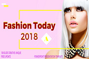 Fashion Today Powerpoint Templates, a Presentation Template by SlideBester (Thumbnail 1 of 15)