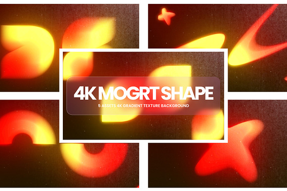 4K Gradient Shapes After Effect preview 2