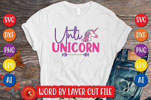 Unti Unicorn Cut File