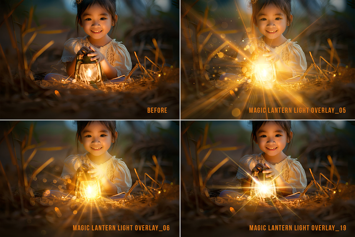 Light flares transparent PNG overlay, a Layer Style Add-On by Walllow Creatives (Photo 2 of 6)