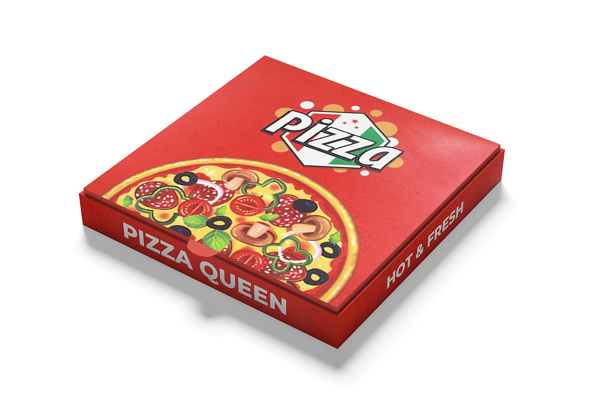 Pizza Box Mockup, a Packaging Mockup by mockupbuys (Photo 11 of 11)