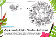 Tropical Paradise Mandala Creator, a Plug-in Add-On by Drifter Studio (Thumbnail 7 of 8)