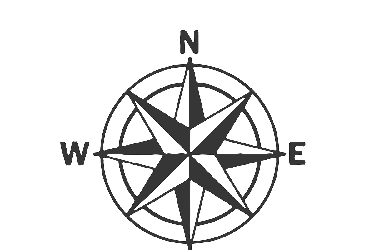Elegant Compass Design Icon, an Object Illustration by CarWrap design (Photo 2 of 3)