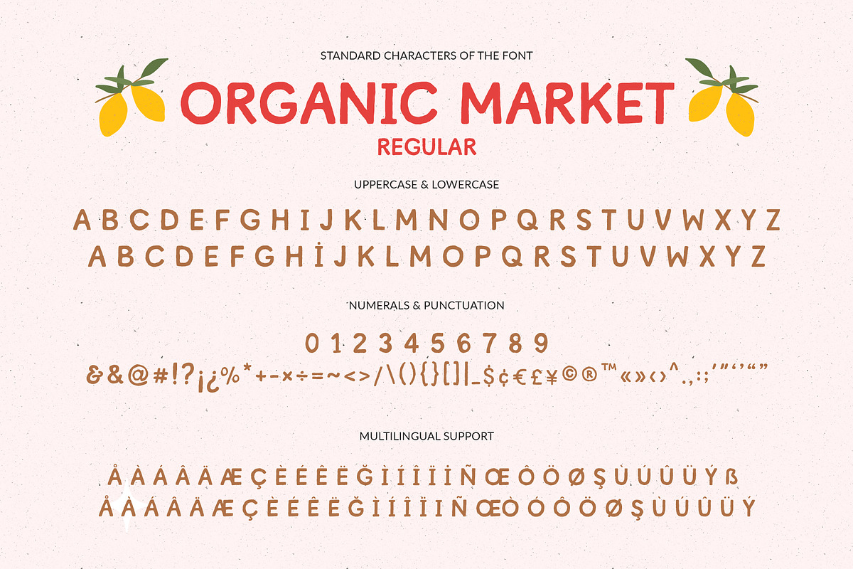 Organic Market Handmade Font, a Sans Serif Font by Kaya Fonts (Photo 3 of 25)