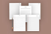 Digital Notebook Paper Pages, a Stationery Template by Design Zone (Thumbnail 2 of 5)