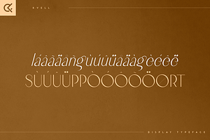 Kvell - Elegant Display Typeface