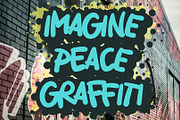 Imagine Peace Graffiti, a Font by Fontcastle (Thumbnail 2 of 5)