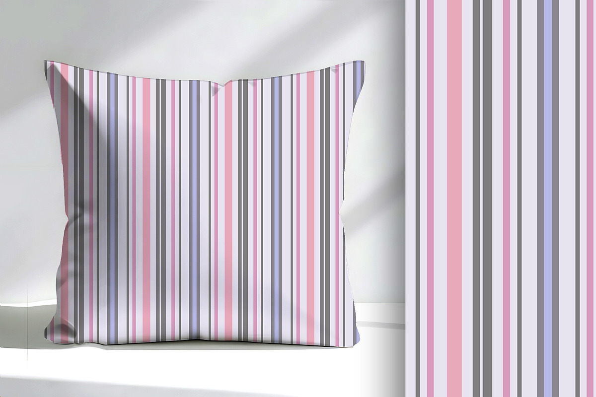 Delicate Purple Stripe Seamless, a Pattern Graphic by Sharon Schwalbe (Photo 2 of 4)