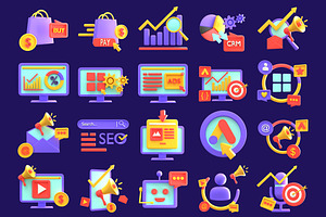 3D Marketing Element Icon Vol 2