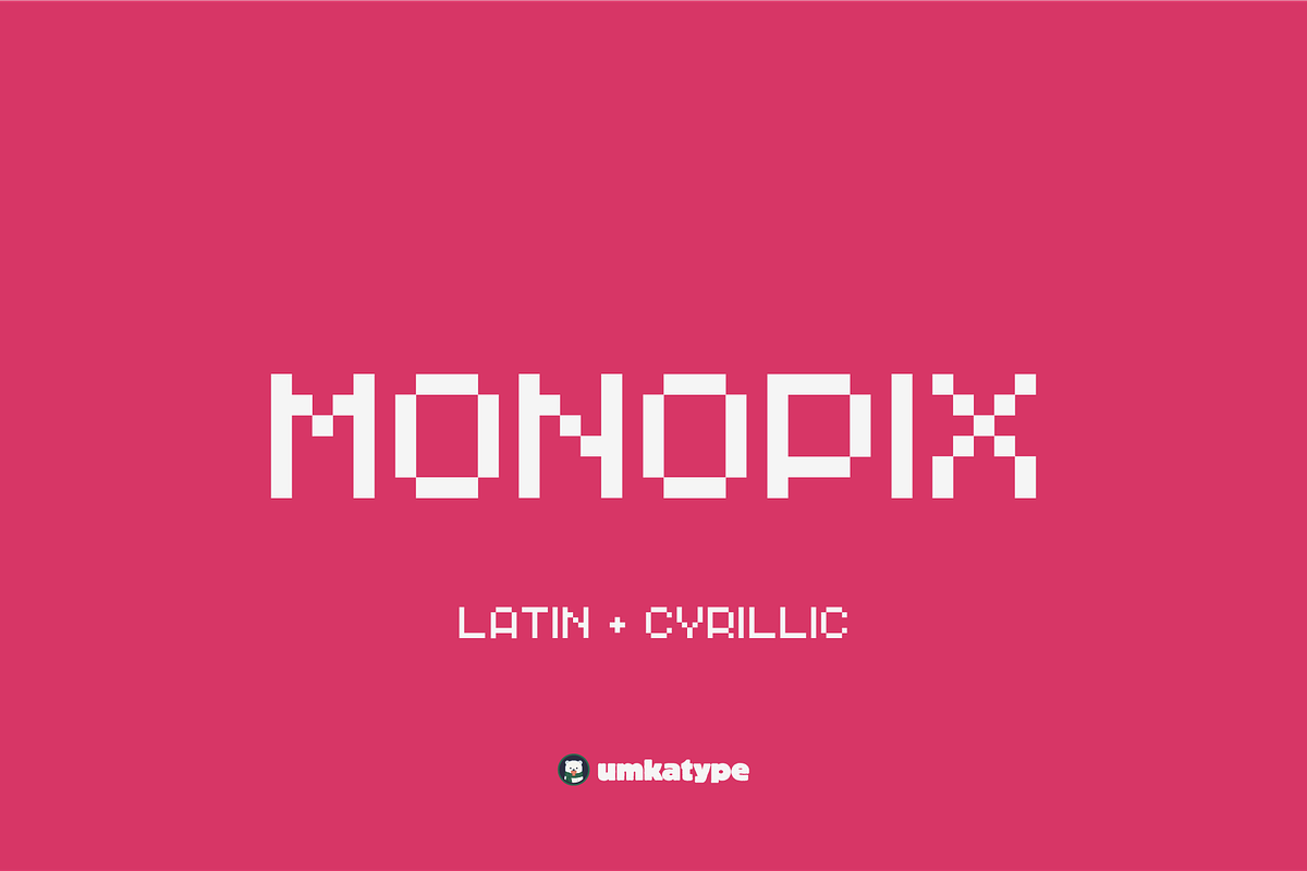 Monopix Pixel Game Font, a Sans Serif Font by alpercakici (Photo 12 of 12)