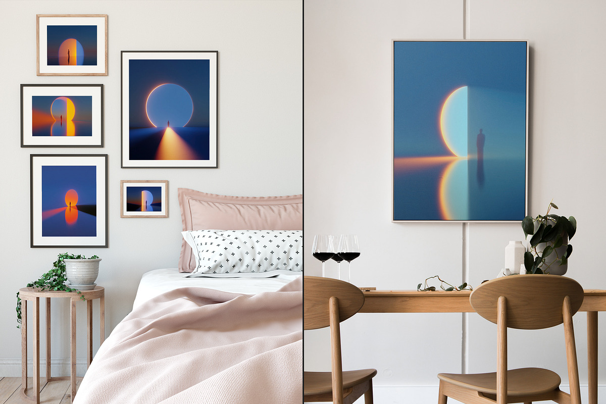 Futuristic Landscape Illustration, a Decorative Illustration by Housui Patterns (Photo 4 of 9)