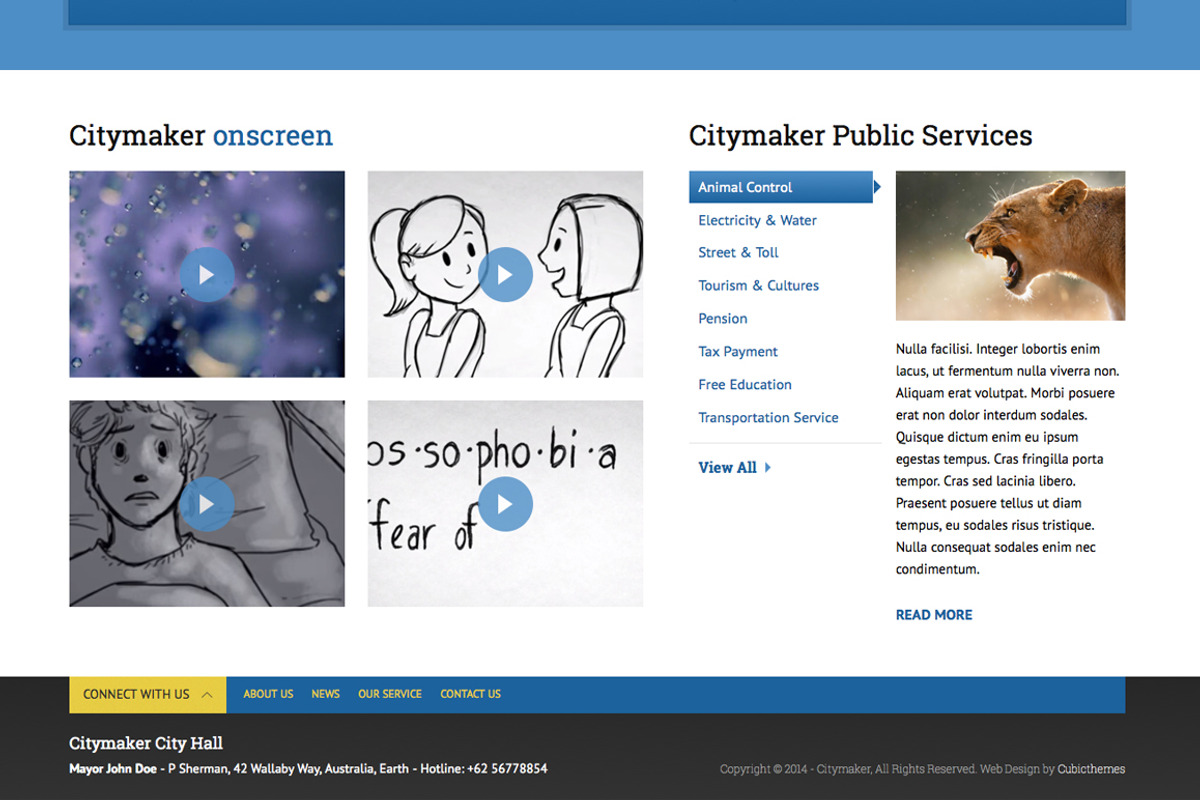 Citymaker HTML, a HTML Template by Cubicthemes (Photo 2 of 5)