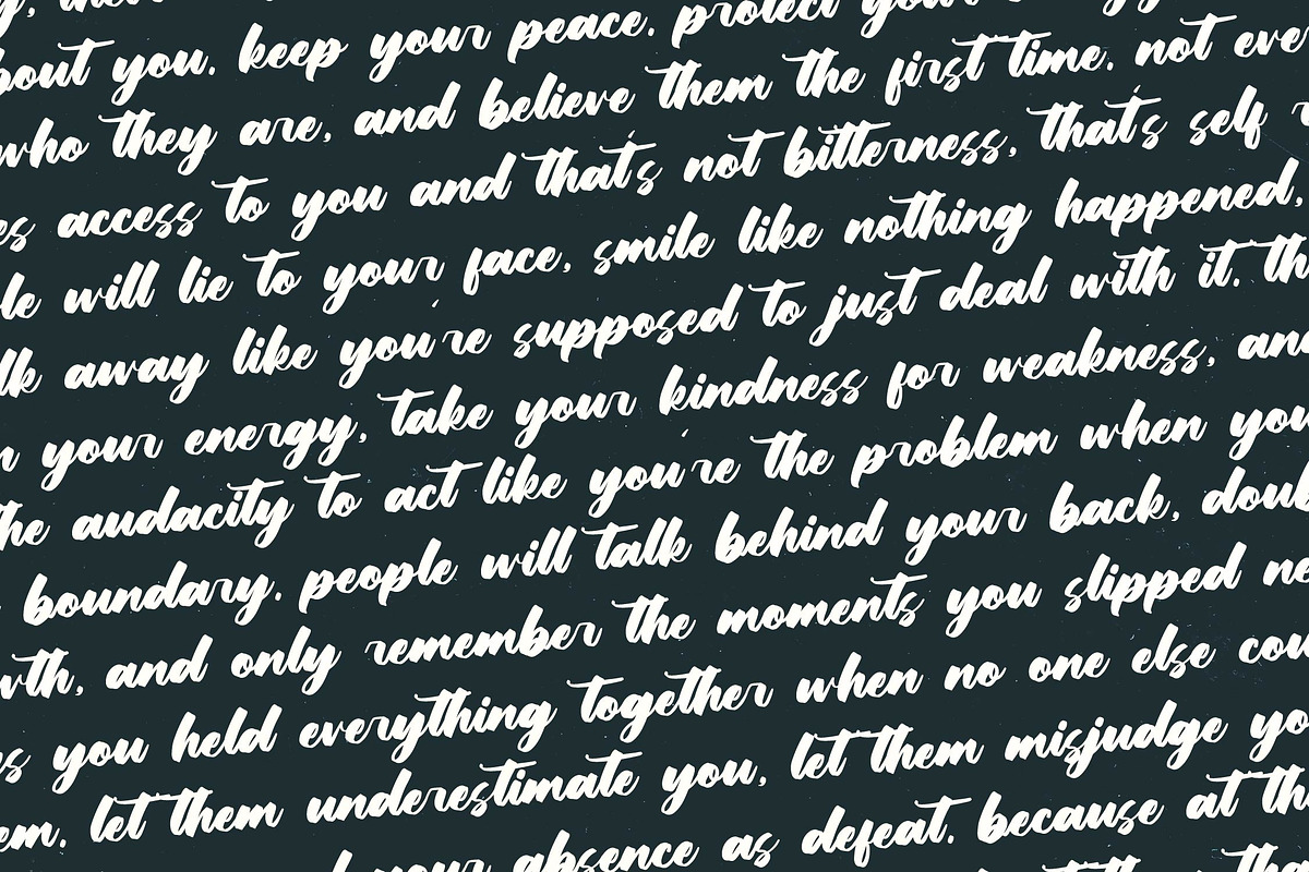 Yulinta Satin Bold Calligraphy Font, a Script Font by Letterena Studios Script (Photo 14 of 20)