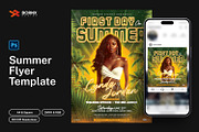 Summer Party Flyer Template PSD, a Flyer Template by Bornx Design (Thumbnail 1 of 5)
