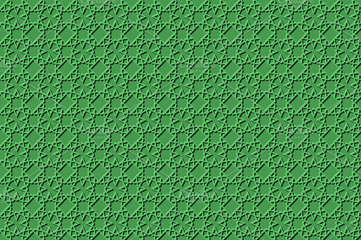 Islamic Seamless Pattern. Vector, a Background Graphic by Rommeo79