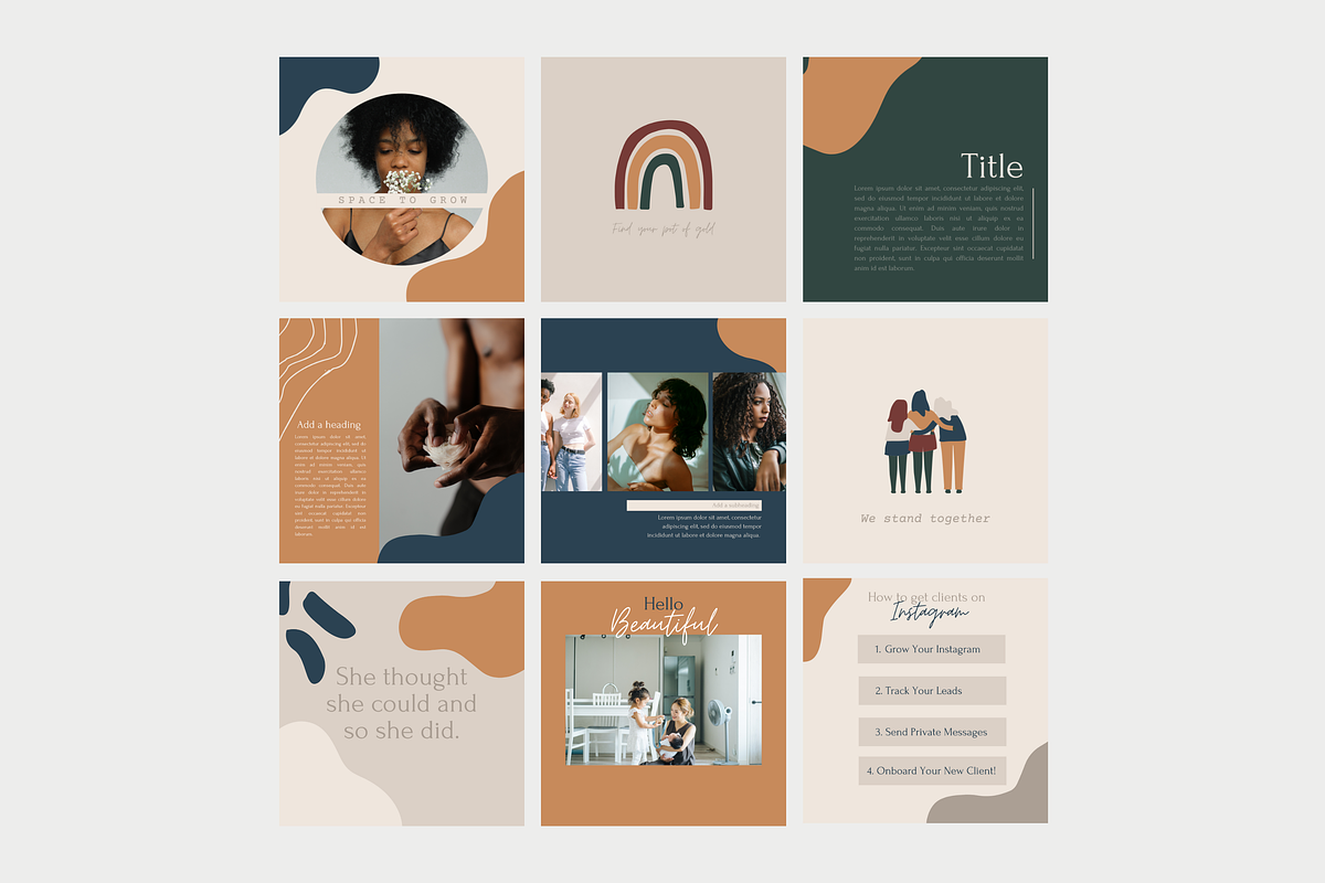 Instant Instagram Kit for Canva, a Social Media Template by Candor Creative (Photo 5 of 6)