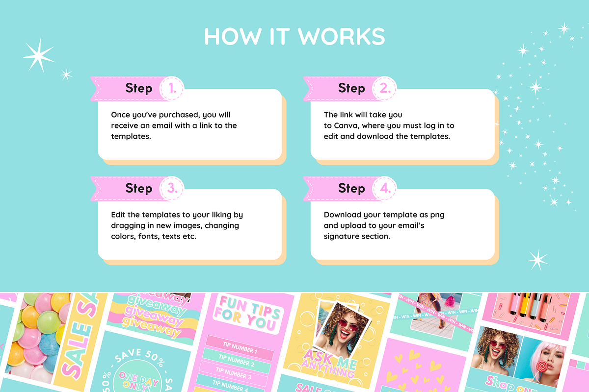 Rainbow Email Signature Templates, an Email Template by SunshineStudioBoutique (Photo 9 of 9)