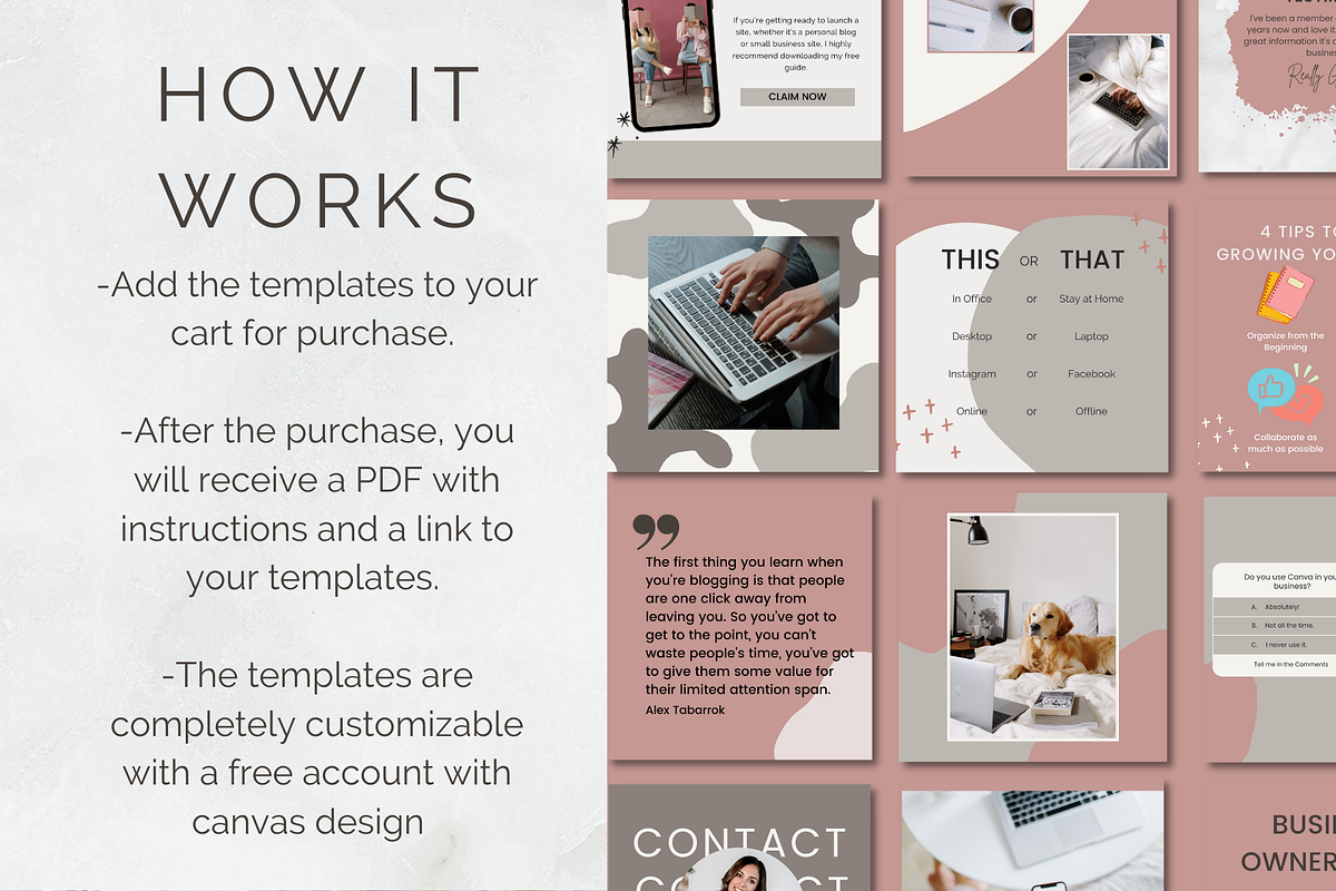 Instagram Templates for Coaches, a Social Media Template by Social Assumptions (Photo 2 of 7)