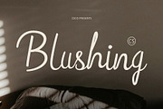 CS Blushing – Script Font, a Script Font by Craft Supply Co. (Thumbnail 1 of 8)