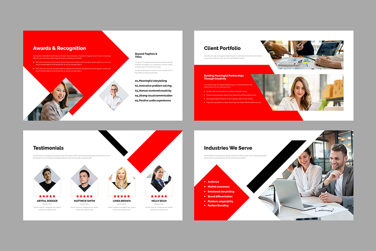 Creative Agency Template, a Presentation Template by White Graphic (Photo 10 of 11)
