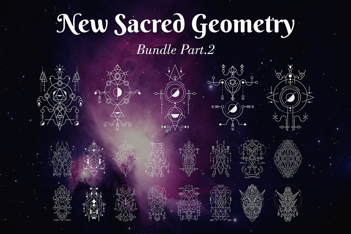 New Sacred Geometry Elegant & Modern, an Illustration by azhartz (Photo 1 of 6)