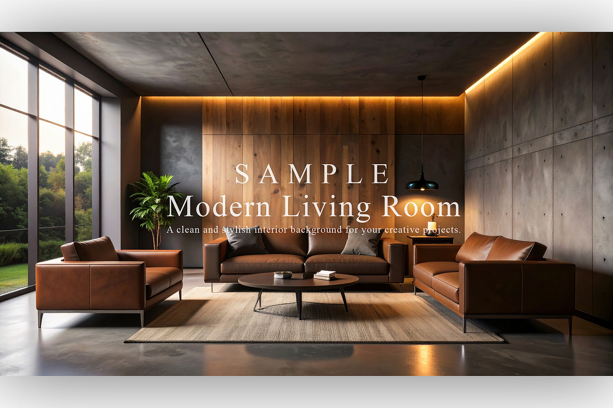 15 Modern Living Room, a Background Graphic by NOMO DESIGN (Photo 2 of 16)