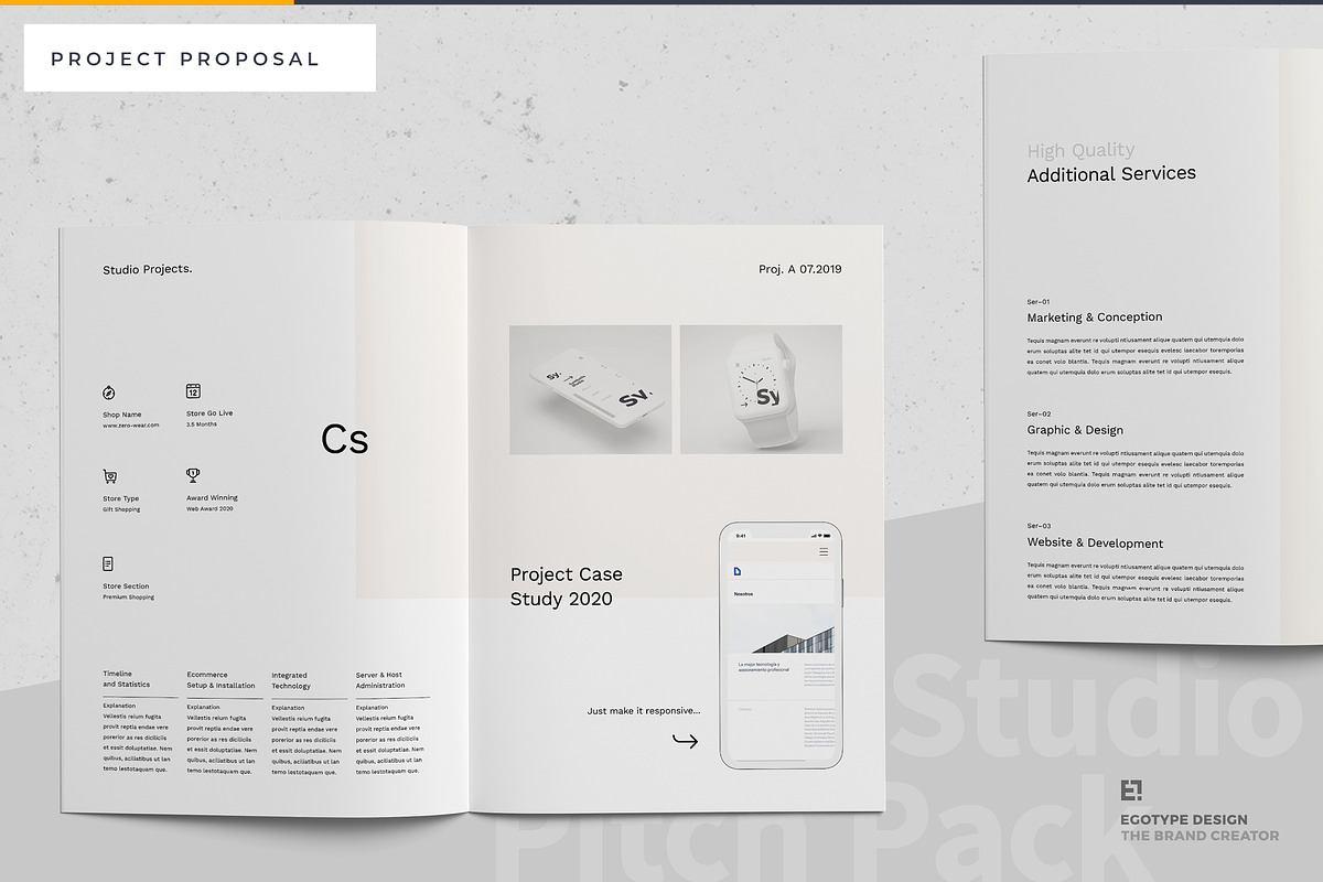 Proposal Pitch Pack, a Brochure Template by Egotype (Photo 21 of 77)
