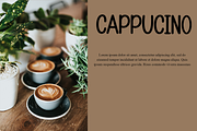 Coffee, a Sans Serif Font by FreshTypeINK (Thumbnail 4 of 8)