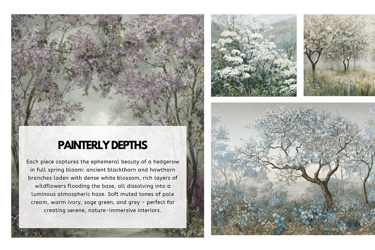 30+ Wild Hawthorn & Sloe Hedgerows, a Decorative Illustration by Virgo Studio (Photo 4 of 6)