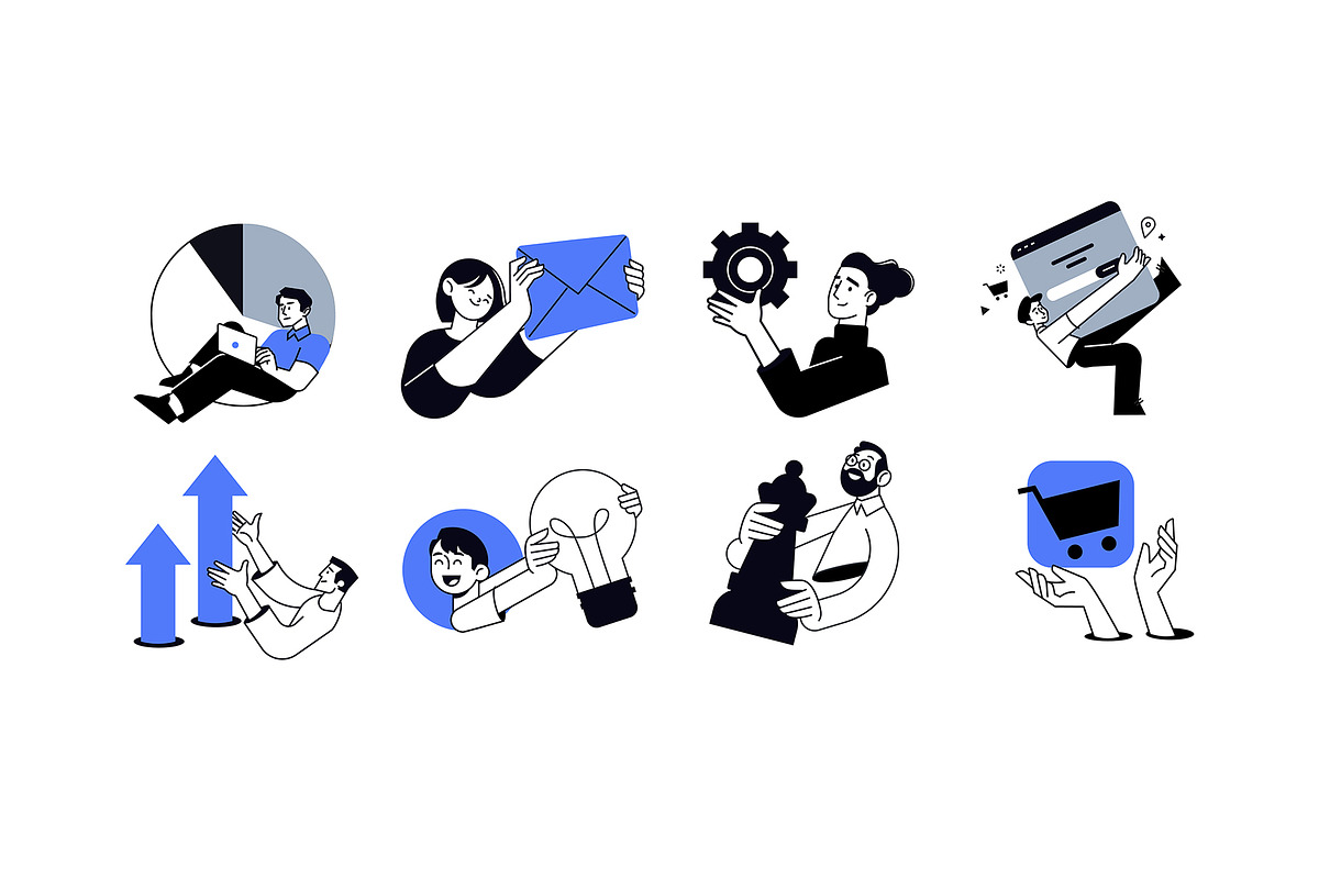 People and Business, a Person Illustration by PureSolution (Photo 2 of 6)