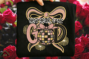 Yarn Crochet Happy New Year Png, an Illustration by Craft Nest (Thumbnail 6 of 7)