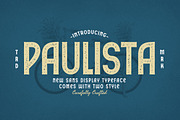 Paulista Sans Display Typeface, a Sans Serif Font by edukka (Thumbnail 1 of 8)