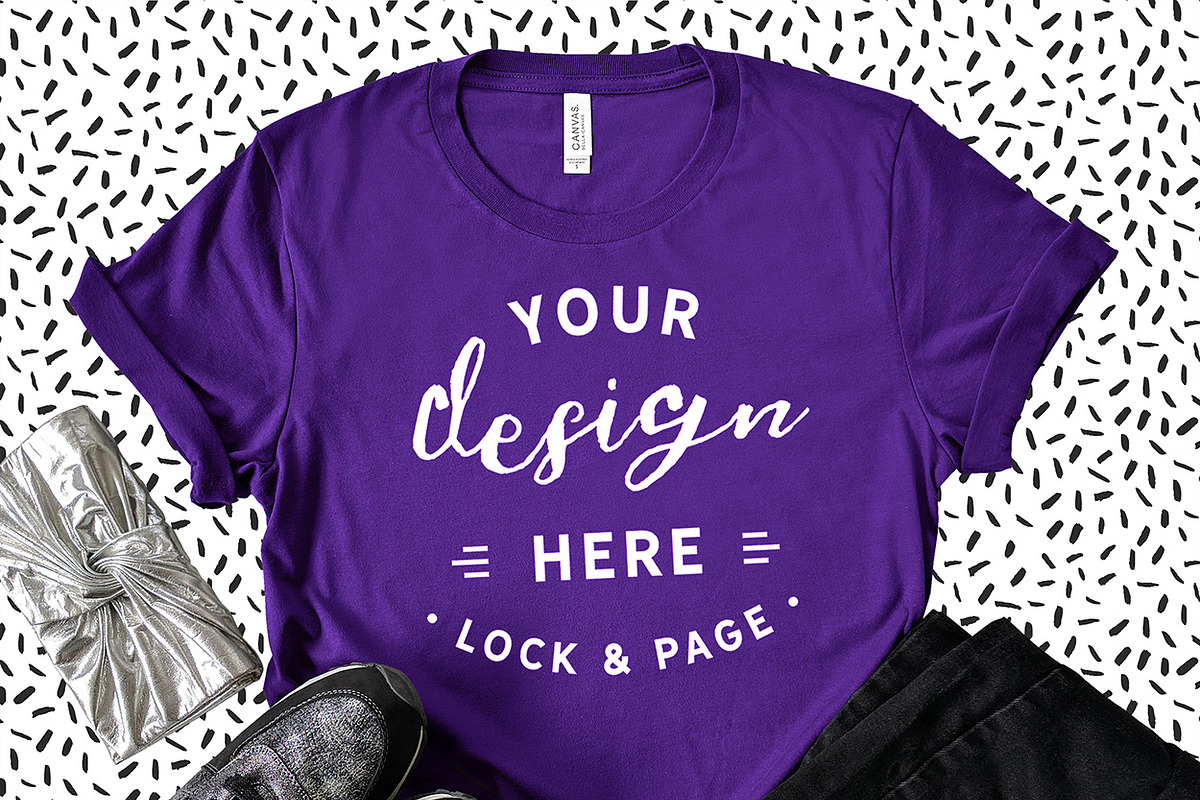 Bella Canvas 3001 Graphic Mockups, a Shirt Mockup by lock and page (Photo 55 of 65)