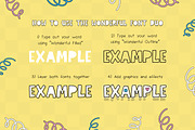 Wonderful Font Duo, a Font by Lollipop Hand Drawn (Thumbnail 3 of 7)