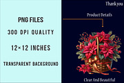 Christmas Gift Basket Clipart Bundle, an Illustration by SinaCreation (Thumbnail 6 of 7)