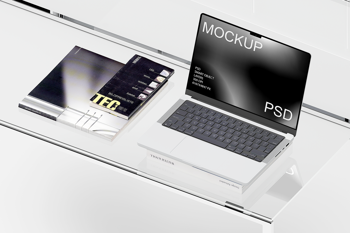 Macbook Pro/Laptop Mockup, an Advertising Mockup by Replika Machine (Photo 4 of 5)