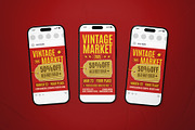 Vintage Market Event Flyer Set, a Flyer Template by The Good Store (Thumbnail 2 of 2)
