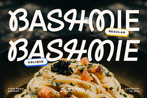 Bashmie - Modern Loopy Sans Serif