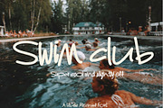 Swim Club - Hand-drawn Display Font, a Handwritten Font by Studio Mischief (Thumbnail 1 of 15)