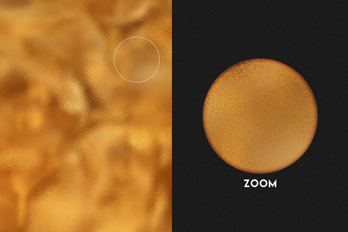 Gold Foil Textures, a Texture Graphic by Honnum Graphic Art (Photo 7 of 7)