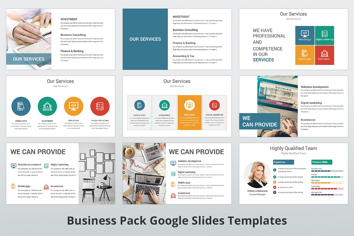 Business Pack Google Slides Bundle, a Presentation Template by GraphicStan (Photo 6 of 41)